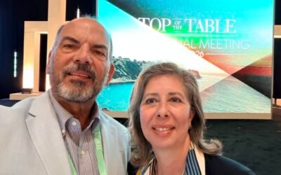 Monica e Paulo no Top of the Table 2026: aprender para cuidar